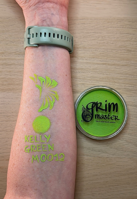 Farba do malowania twarzy i ciała GrimMaster KELLY GREEN 32g
