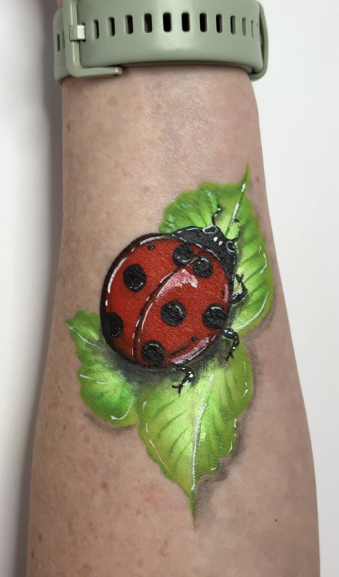 Farba do malowania twarzy i ciała GrimMaster RED 32g