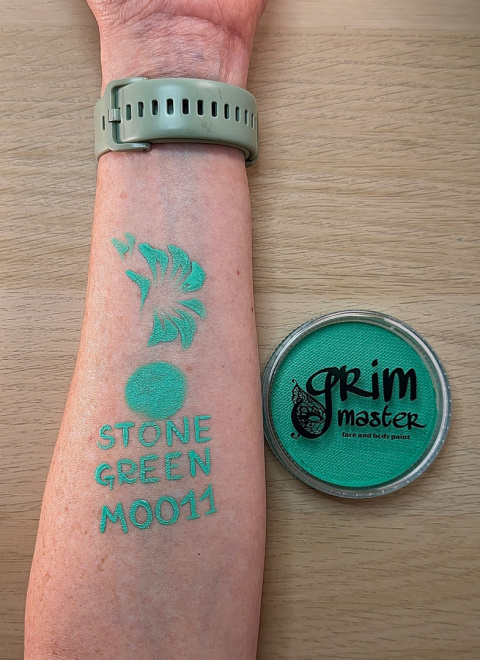 Farba do malowania twarzy i ciała GrimMaster STONE GREEN 32g