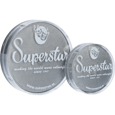 Farba do malowania twarzy i ciała Superstar 45g Silver shimmer