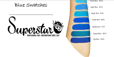 Farba do malowania twarzy i ciała Superstar 16g Bright Blue