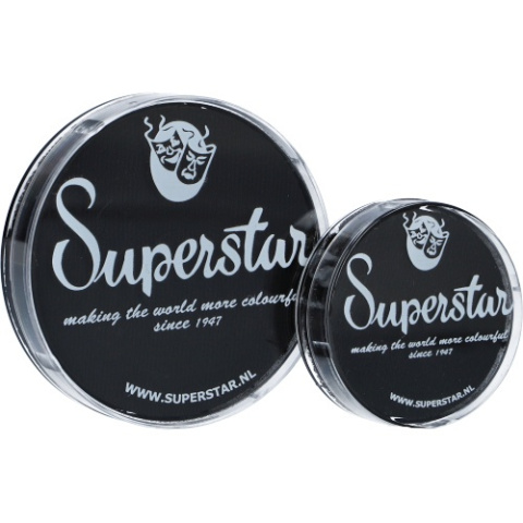 Farba do malowania twarzy i ciała Superstar 16g Black