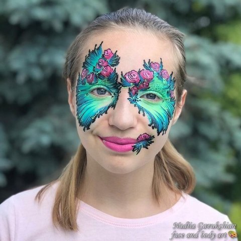 Farba do malowania twarzy i ciała Superstar 16g Peacock shimmer