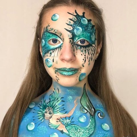 Farba do malowania twarzy i ciała Superstar 16g Peacock shimmer