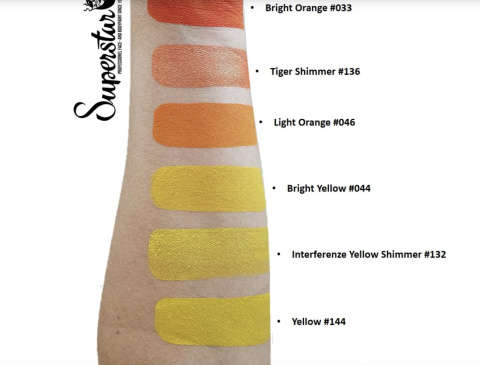Farba do malowania twarzy i ciała Superstar 45g Yellow