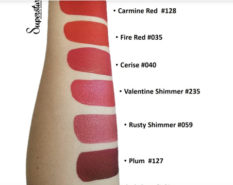 Farba do malowania twarzy i ciała Superstar Fire Red 16g