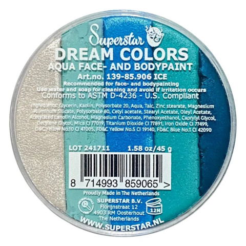 Farba do malowania twarzy i ciała Superstar Split Cake Ice 45 g