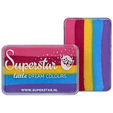 Farba do malowania twarzy i ciała Superstar Split Cake Little Rainbow 30g