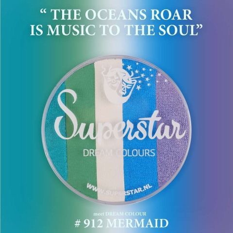 Farba do malowania twarzy i ciała Superstar Split Cake Mermaid 45 g