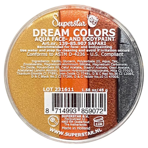 Farba do malowania twarzy i ciała Superstar Split Cake Safari 45g