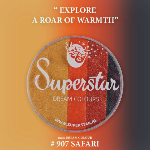 Farba do malowania twarzy i ciała Superstar Split Cake Safari 45g