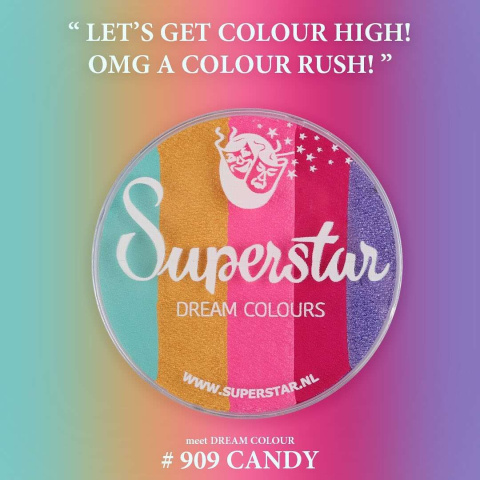 Farba do malowania twarzy i ciała Superstar Split Cake Candy 45 g
