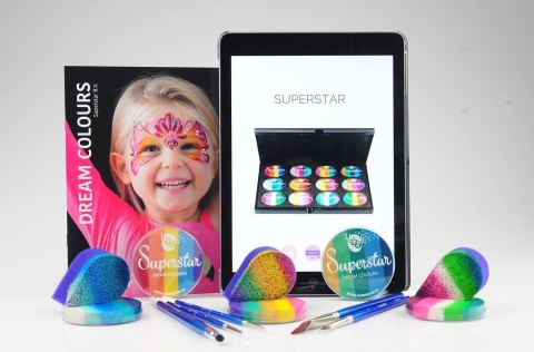 Farba do malowania twarzy i ciała Superstar Split Cake Unicorn 45g