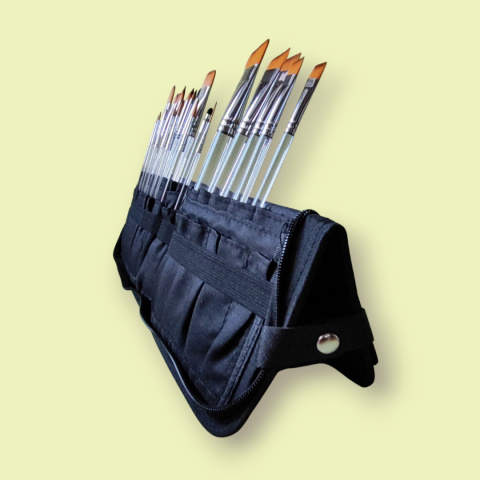 Kompletny zestaw pędzli GrimMaster 24 szt + Etui