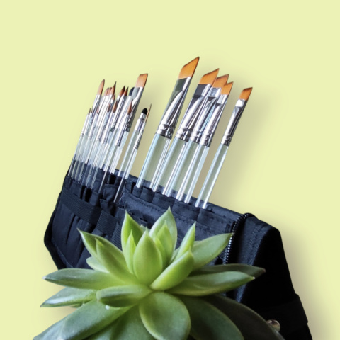 Kompletny zestaw pędzli GrimMaster 24 szt + Etui