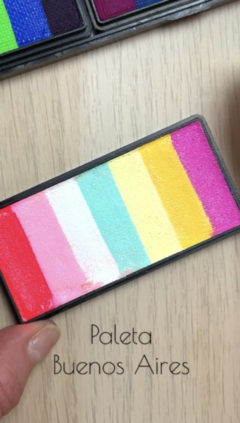 Paleta farb do malowania twarzy i ciała GrimMaster Buenos Aires 6 x 25G