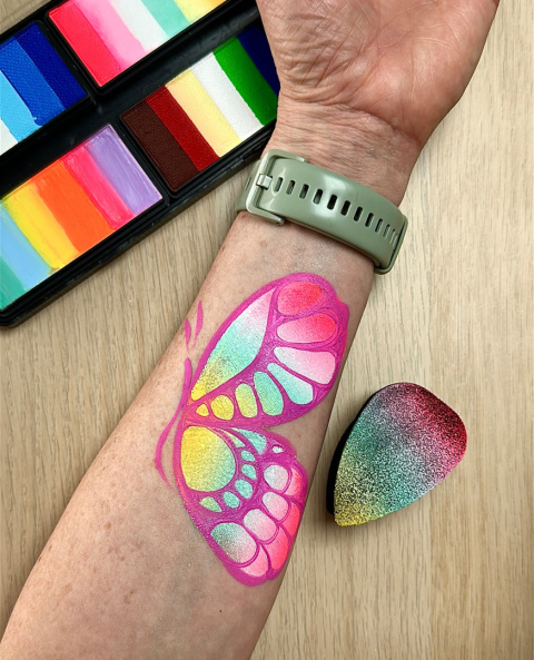 Paleta farb do malowania twarzy i ciała GrimMaster Buenos Aires 6 x 25G