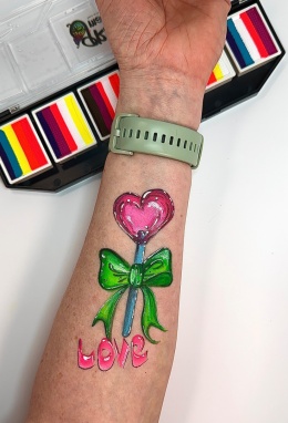 Paleta farb do malowania twarzy i ciała GrimMaster RIO MIX 6 x 10 g