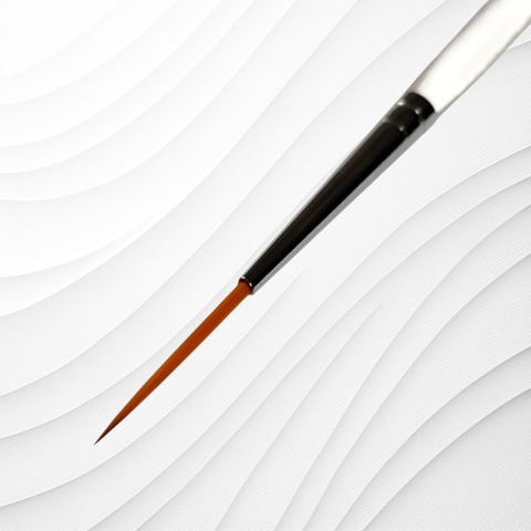 Pędzel linearny cienki syntetyczny GrimMaster Liner #1