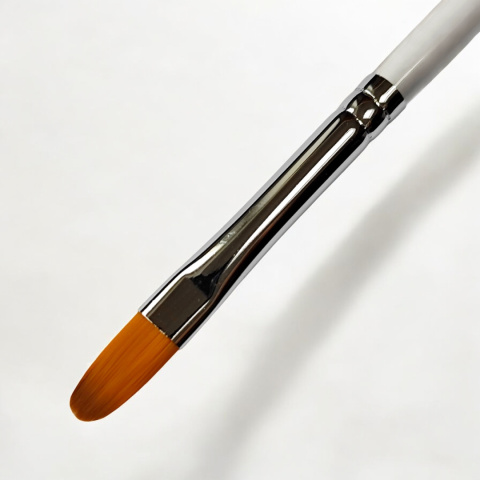 Pędzel płaski syntetyczny GrimMaster Filbert #4