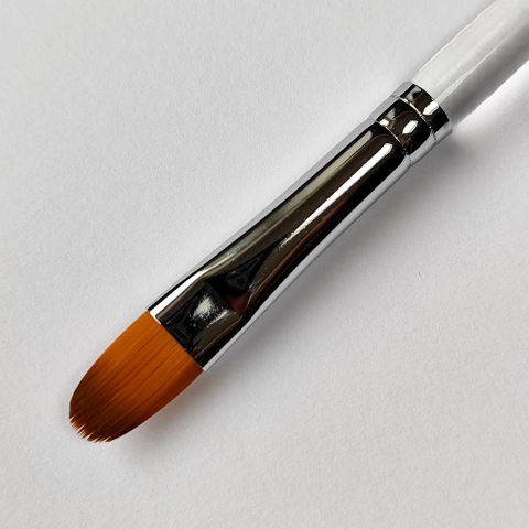 Pędzel płaski syntetyczny GrimMaster Filbert #6