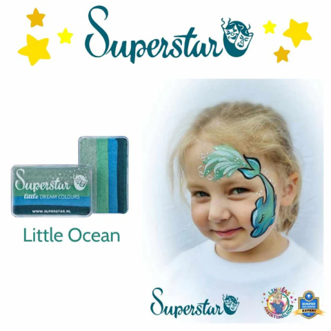 Farba do malowania twarzy i ciała Superstar Split Cake 30g Little Ocean