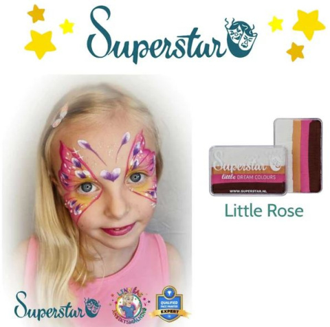 Farba do malowania twarzy i ciała Superstar Split Cake Little Rose 30g