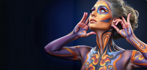 Zestaw farb do malowania twarzy i ciała GrimMaster #6