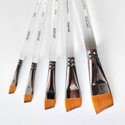 Zestaw skośnych pędzli GrimMaster Nadiia 5 szt