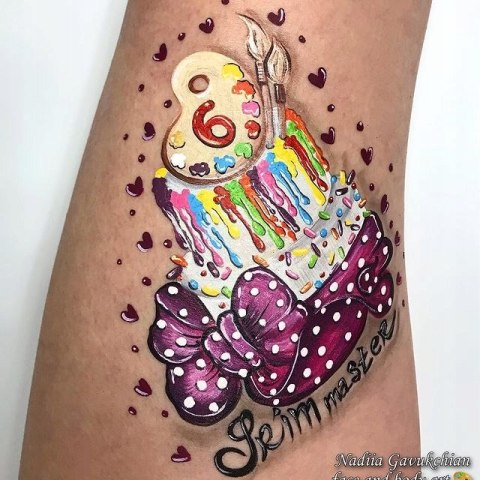 Biała farba do malowania twarzy i ciała Diamond FX 50g White