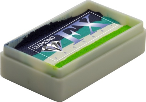 Farba do malowania twarzy i ciała Diamond FX Split Cake 28 g Spring Time
