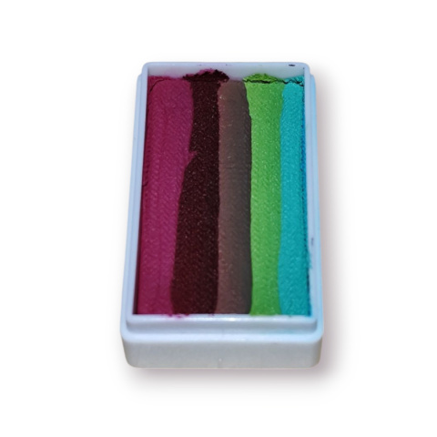 Farba do malowania twarzy i ciała Diamond FX Split Cake 28 g TROPICS