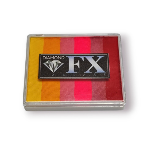Farba do malowania twarzy i ciała Diamond FX Split Cake 50g Wild Berry