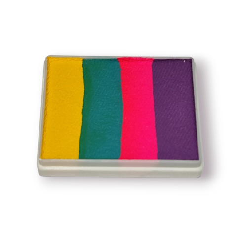 Farba do malowania twarzy i ciała Diamond FX Split Cake 50g Tropic Topic