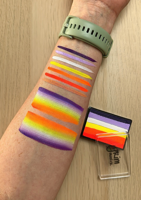 Farba do malowania twarzy i ciała GrimMaster 30 g Split Cake ST703