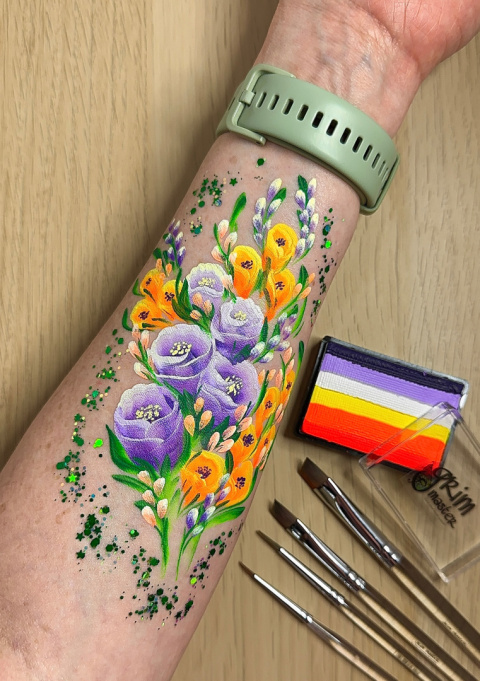 Farba do malowania twarzy i ciała GrimMaster 30 g Split Cake ST703