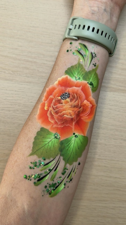 Farba do malowania twarzy i ciała GrimMaster 30 g Split Cake ST707