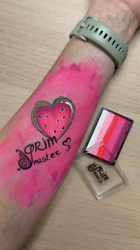 Farba do malowania twarzy i ciała GrimMaster 30 g Split Cake ST709