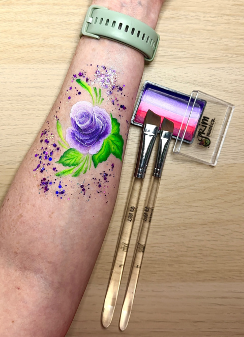 Farba do malowania twarzy i ciała GrimMaster 30 g Split Cake ST710