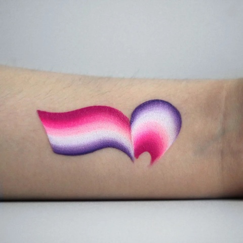 Farba do malowania twarzy i ciała GrimMaster 30 g Split Cake ST710