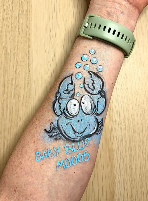 Farba do malowania twarzy i ciała GrimMaster BABY BLUE 32g