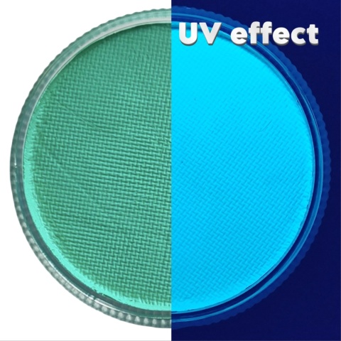 Farba do malowania twarzy i ciała GrimMaster UV NEON BRIGHT TEAL 32g