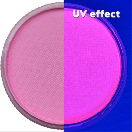 Farba do malowania twarzy i ciała GrimMaster UV NEON PASTEL PINK 32 g
