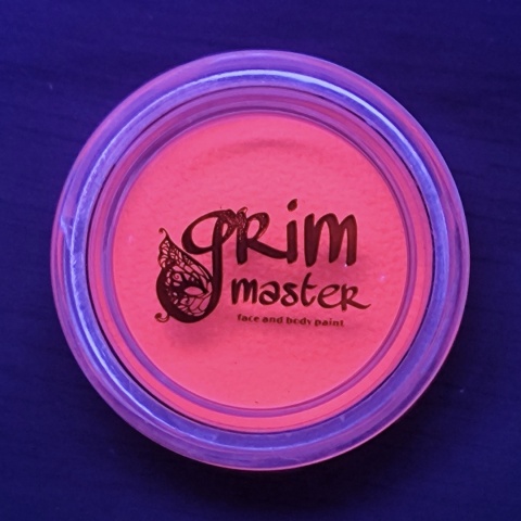 Farba do malowania twarzy i ciała GrimMaster UV Neon Pastel Pink 10 g