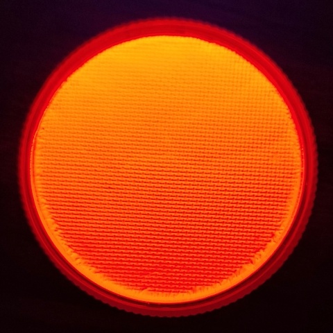 Farba do malowania twarzy i ciała GrimMaster UV Orange 32g