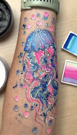 Farba do malowania twarzy i ciała GrimMaster White 32g