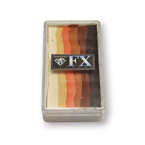 Farba do twarzy i ciała Diamond FX Split Cake 28 g Foxy