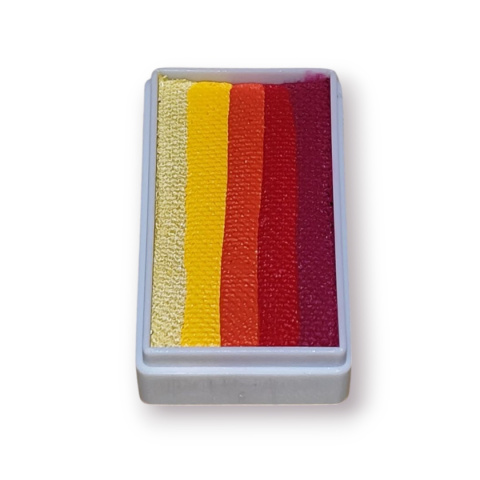 Farba do twarzy i ciała Diamond FX Split Cake 28 g Sunset