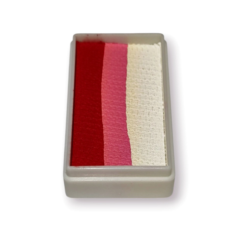 Farba do twarzy i ciała Diamond FX Split Cake 28 g Strawberry Delight