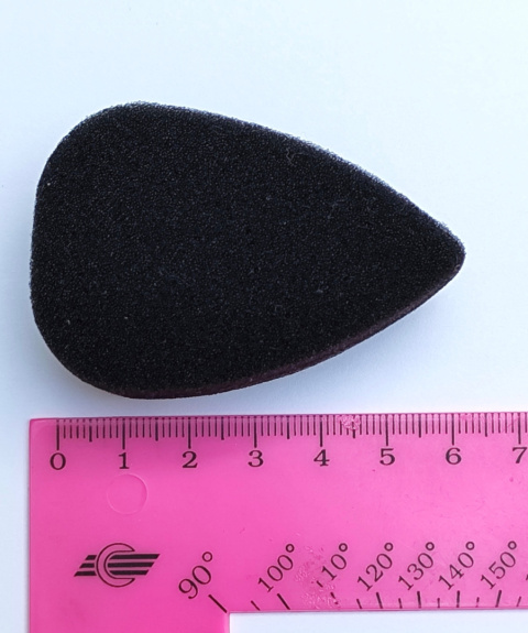 GĄBKA PŁATKOWA CZARNA DO MALOWANIA